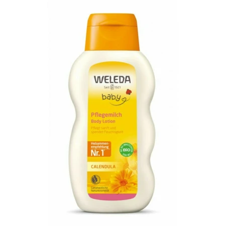 BABY Lotiune de corp cu galbenele, 200ml, Weleda