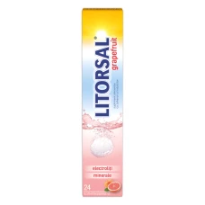 Electroliti cu aroma de grapefruit Litorsal, 24 comprimate efervescente, Zdrovit