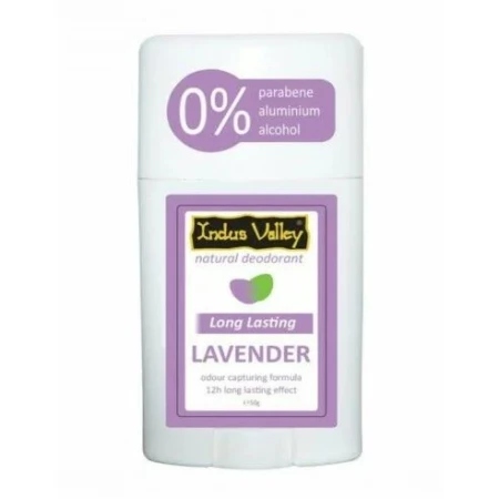 Deodorant natural stick cu lavanda, 50g, Indus Valley