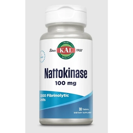 Nattokinase 100mg, KAL, 30 tablete, Secom
