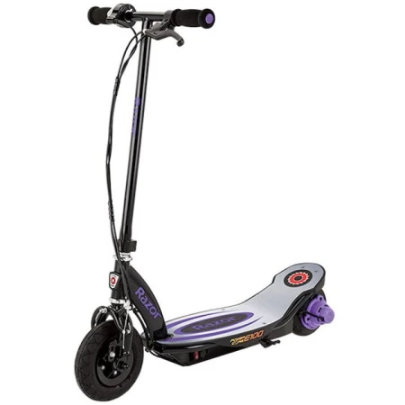 Razor Trotineta electrica copii 8+ ani, 18km/h Razor Power Core E100 cu platforma din aluminiu, motor 24V, 100W, 2x acumulator Pb-Acid 6Ah