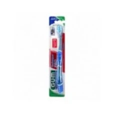 Periuta de Dinti Manuala, GUM, Technique Pro Compact 528, Periaj Profund si Delicat, Medium, Culoare Albastra
