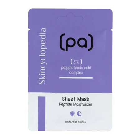 Masca de fata tip servetel cu acid poliglutaminic, 20ml, Skincyclopedia