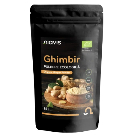 Ghimbir Pulbere ecologica, 60g, Niavis