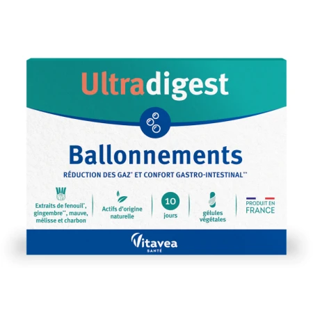 Ultradigest Ballonnements, 30 capsule, Vitavea
