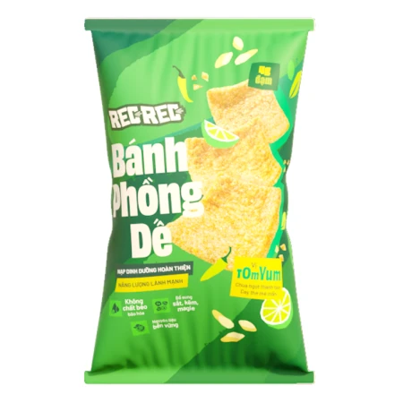 Tapioca Cracker Tom Yum, 40g, Rec Rec