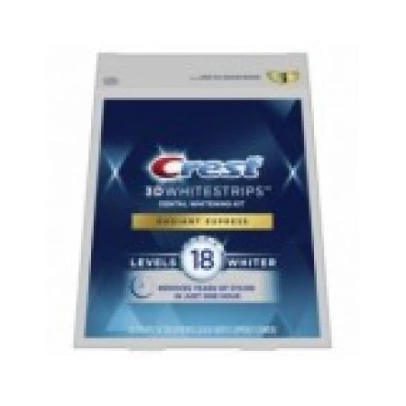 Cutie 14x Plicuri, Benzi Albirea Dintilor, Crest, 3D White, Radiant Express, 14% Concentratie, 14 zile