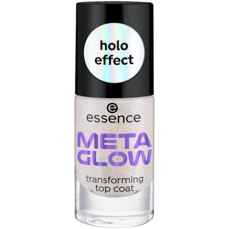 Top coat Meta Glow transforming top coat, 8ml, Essence