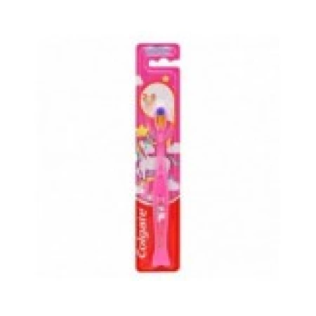 Periuta de Dinti Copii, Colgate, 2-5 ani, Extra-Soft, model Inorog, Culoare Roz