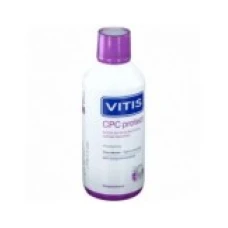 Apa de Gura, Vitis, CPC Protect, Efect Antimicrobian si Tratament Inflamatii Bucale, fara Alcool, 500ml