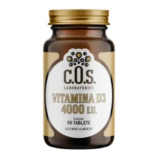 Vitamina D3 4000 IU, 90 tablete, COS Laboratories