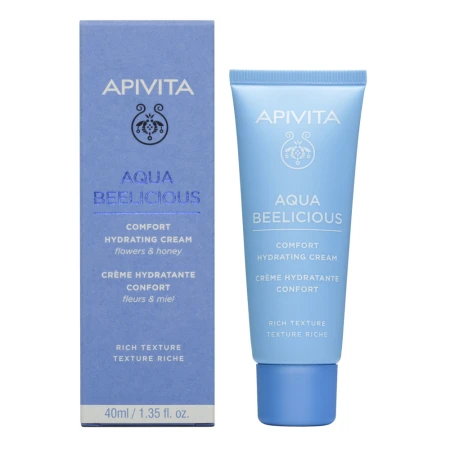 Crema de zi cu textura densa Aqua Beelicious, 40ml, Apivita