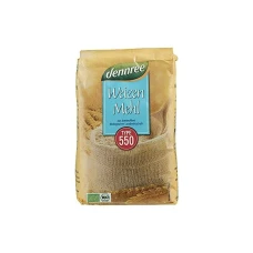 Faina alba de grau tip 550 bio 1kg Dennree