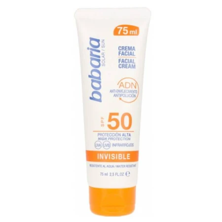 Crema pentru fata cu SPF 50 Invisible Effect, 75ml, Babaria
