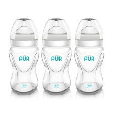 Set Biberoane cu gura larga Advanced Plus, 3x250ml, PUR