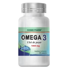 Omega 3 ulei de peste, 30capsule, Cosmo Pharm