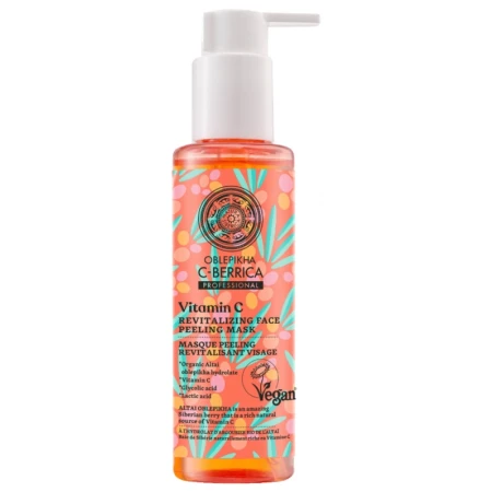 Masca pentru fata Oblepikha C-Berrica Peeling, 145ml, Natura Siberica