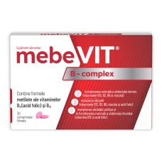 Mebevit B Complex, 30 comprimate filmate, Zdrovit