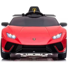 Masinuta electrica Chipolino Lamborghini Huracan red cu scaun din piele si roti EVA