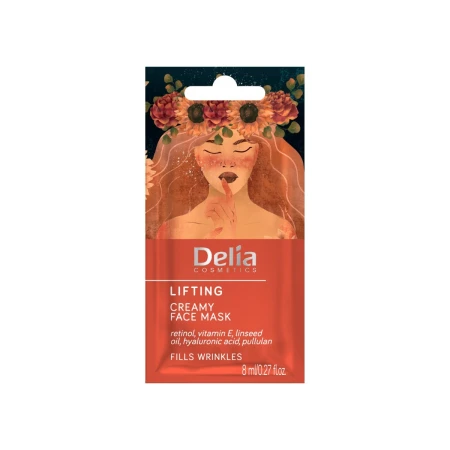 Masca de fata Crema Lifting, 8ml, Delia Cosmetics
