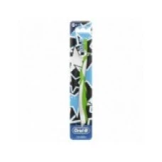 Periuta de Dinti pentru Copii, Oral-B, CrossAction, Varsta 6+ Ani, Multi-Protectie, Peri Soft, Culoare Verde