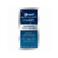 Benzi Albirea Dintilor, Crest, 3D White, Professional White, Concentratie 10%, 1 plic, 2 benzi