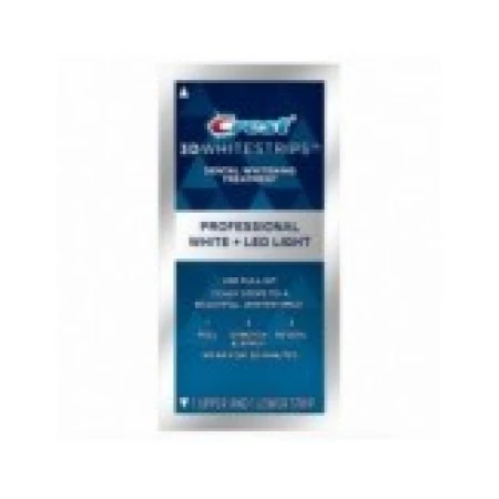 Benzi Albirea Dintilor, Crest, 3D White, Professional White, Concentratie 10%, 1 plic, 2 benzi