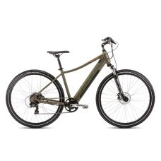Bicicleta electrica de trekking femei Romet Orkan 2 D RM Integrat Olive 2023