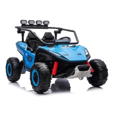 UTV electric pentru 2 copii Kinderauto Vector V2 Dune-Buggy, 220W, 12V, roti moi, scaun tapitat, echipat premium, albastru