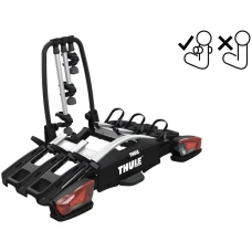 Suport 3 biciclete Thule VeloCompact F cu prindere pe carligul de remorcare de tip FIX4BIKE