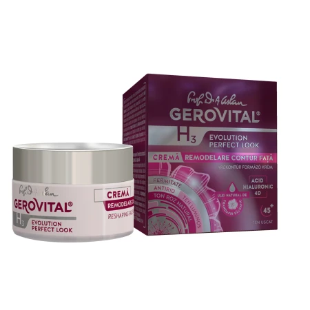 Crema remodelare pentru fata Gerovital H3 Evolution Perfect Look, 50ml, Farmec