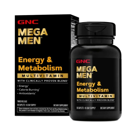 Multivitamine pentru barbati Mega Men® Energie si Metabolism, 90 tablete, GNC