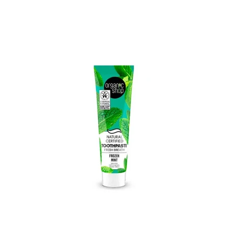 Pasta de dinti pentru o respiratie proaspata cu menta, 100g, Organic Shop