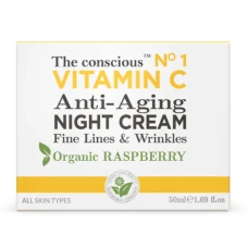 Crema cu Vitamina C si Zmeura, 50ml, The conscious