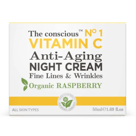 Crema cu Vitamina C si Zmeura, 50ml, The conscious