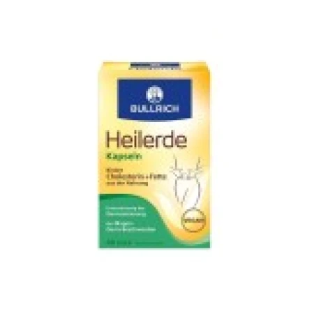 Supliment Alimentar, Bullrich, Healing Earth, Efect Detoxifiant si Adjuvant in Tulburarile Digestive, cu Argila, 48 capsule