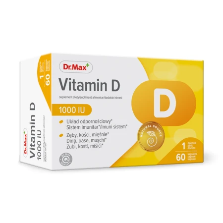 Dr. Max Vitamina D 1000UI, 60 capsule moi