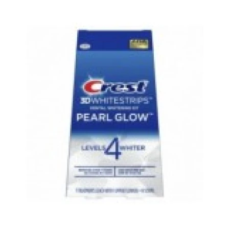 Benzi Albirea Dintilor, Crest, 3D White, Pearl Glow, 14% Concentratie, Cutie 7 Plicuri, 14 Benzi