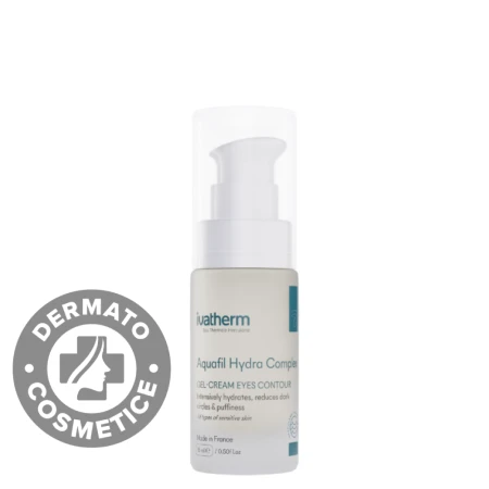 Gel-crema contur ochi Aquafil Hydra Complex, 15ml, Ivatherm