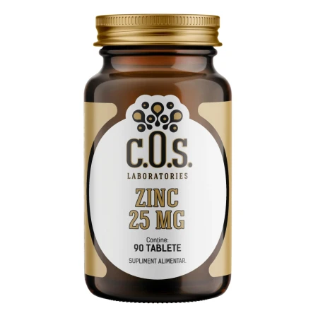 Zinc 25mg, 90 tablete, COS Laboratories