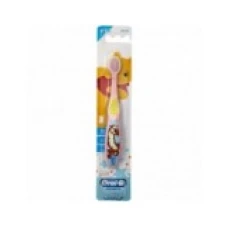 Periuta de Dinti Copii, Oral-B, Baby Disney, 0-3 ani, Extra-Soft, Personaj Tigger, Culoare Roz