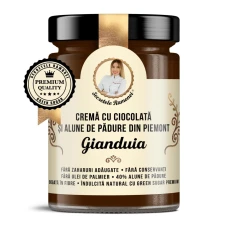 Crema de ciocolata cu alune de padure din Piemont Secretele Ramonei, 350g, Laboratoarele Remedia