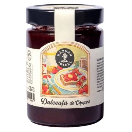 Dulceata de capsuni, 380g, Razvan Idicel