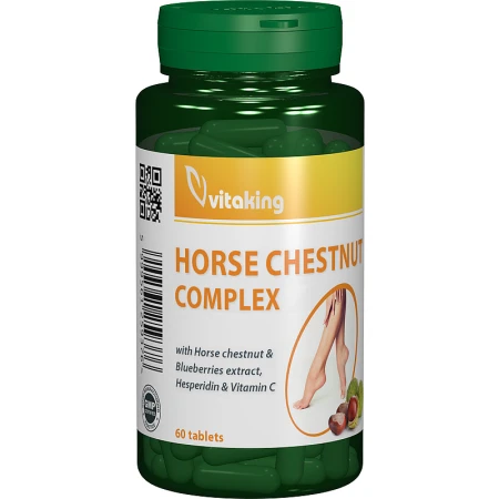 Diosmina cu extract de castan salbatic, 60 comprimate, Vitaking