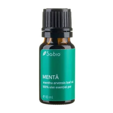 Ulei esential pur de menta (mentha arvensis leaf oil), 10ml Sabio