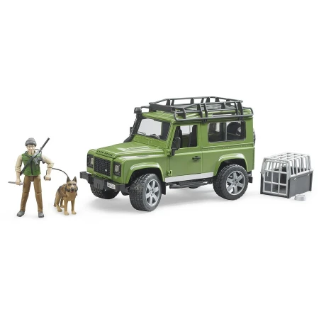 BRUDER Masina Land Rover Defender cu padurar, Bruder 02587