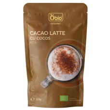 Cacao latte cu cocos bio, 125g - Obio