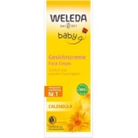 Crema pentru Fata, Weleda, Baby, Efect Hidratant, cu Galbenele, 50ml