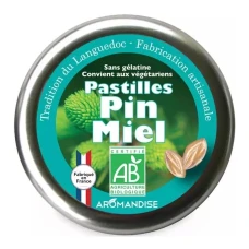 Bomboane artizanale cu pin si miere bio, 45g, Aromandise
