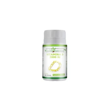 VITAMINA D 2000 IU, 60 capsule, Health Nutrition